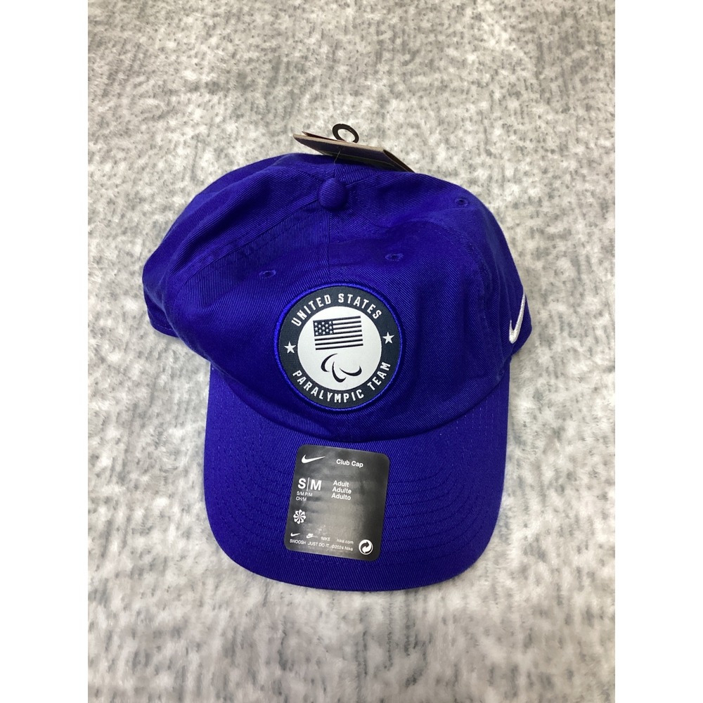 Nike Club Cap United States Paralympic Team USA Blue Hat HF7742-417 S/M NEW